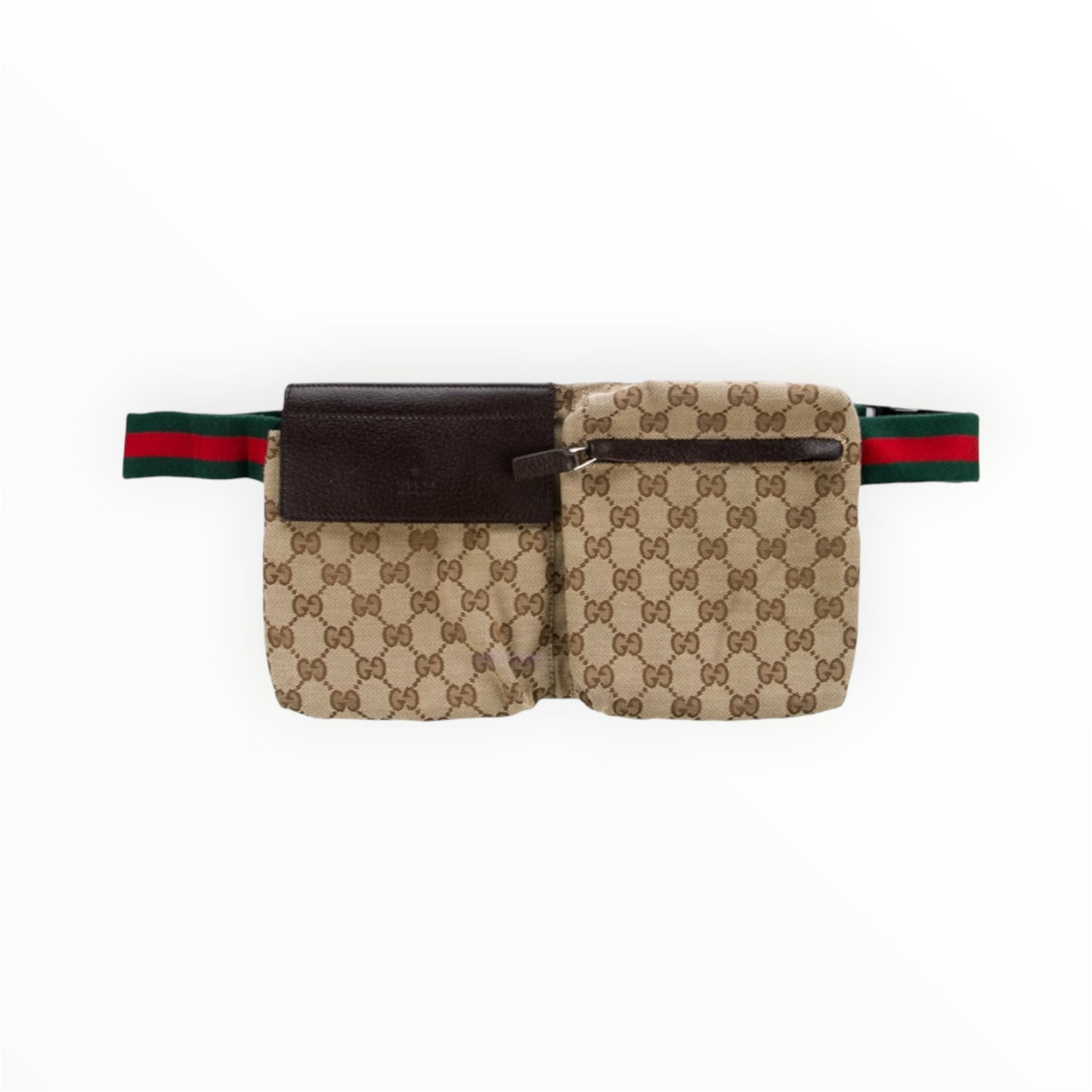 Gucci Vintage GG Canvas Belt Bag