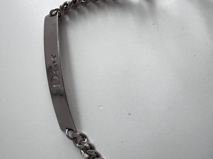 Vintage Dior Limited Edition “John Galliano Loves” Canvas Saddle Bag