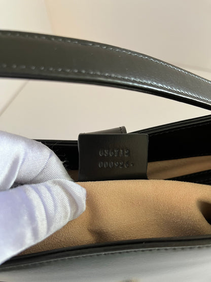 Gucci Jackie black leather shoulder bag