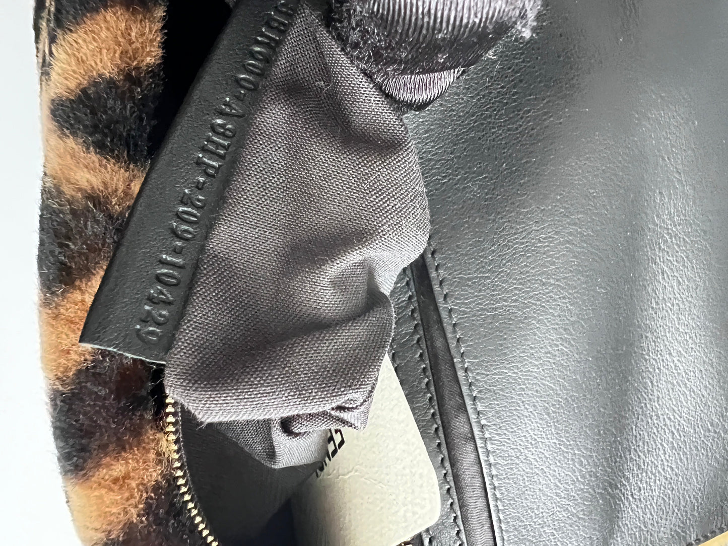Fendi FF shearling baguette(old style)
