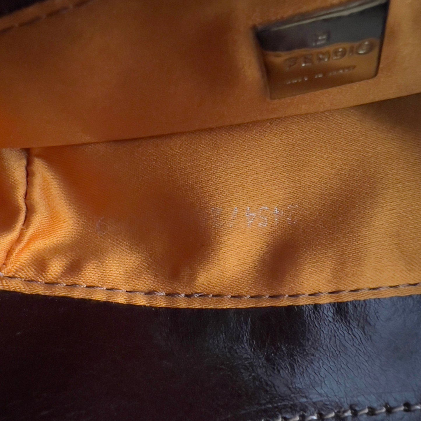 Vintage Fendi Blue Sequin Crossiant