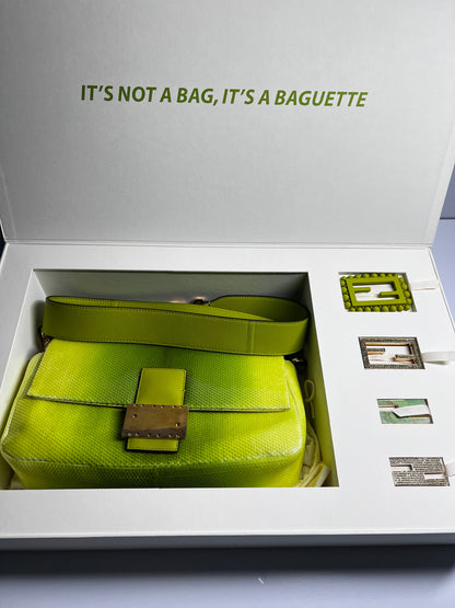 Fendi & SJP's green sequin baguette