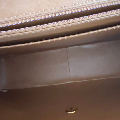Vintage Chanel Jumbo Caramel Lamb Leather Flap Bag