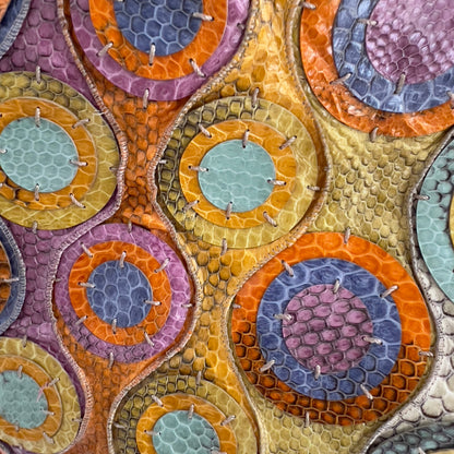 Fendi Pyhon Skin Bubble XXL Baguette