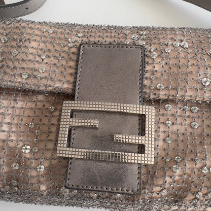 Vintage Fendi Beaded Mesh Baguette