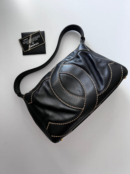 Chanel stitch Big CC shoulder bag
