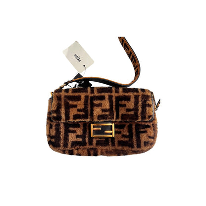 Fendi FF shearling baguette(old style)