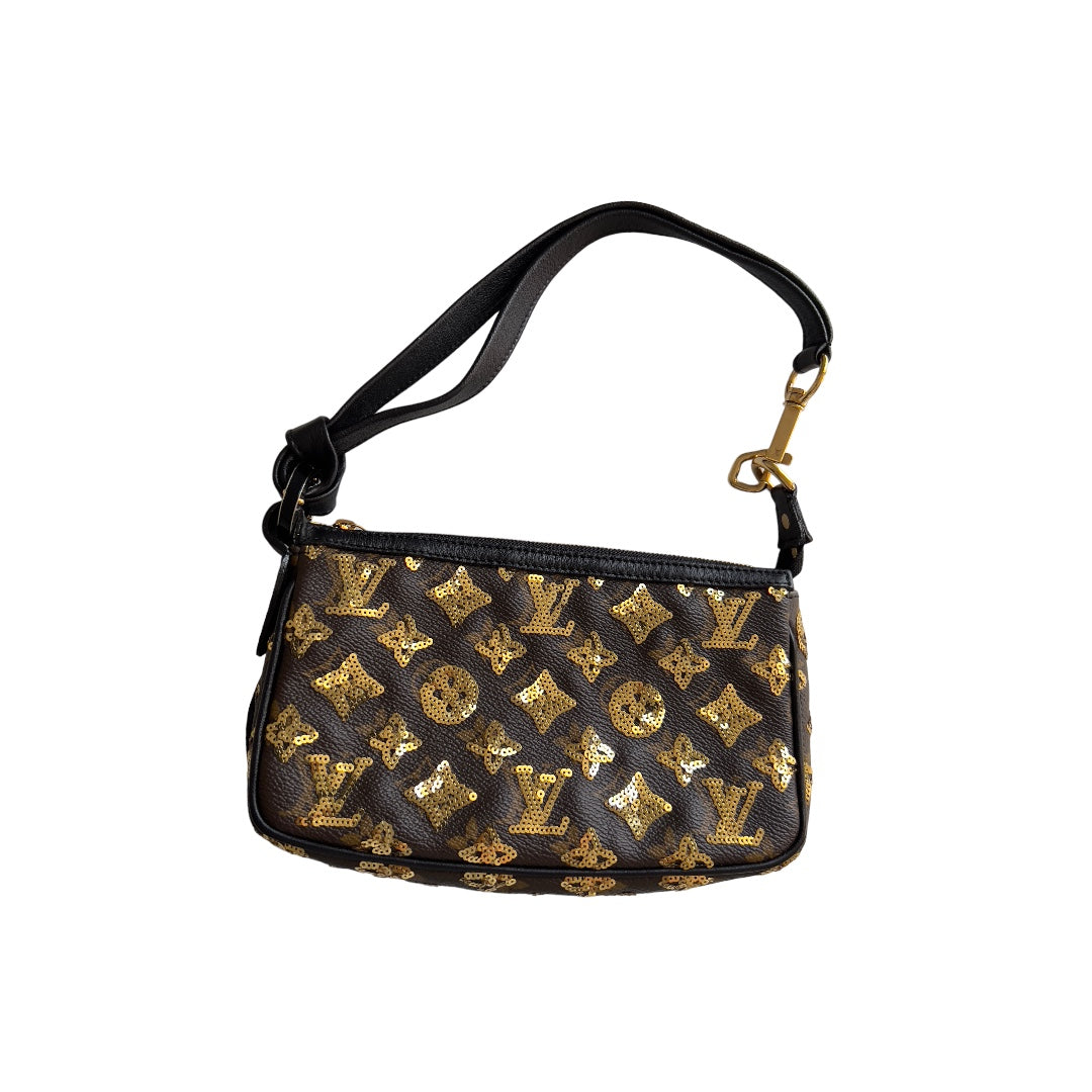 Louis Vuitton monogram eclipse pochette accessories big size