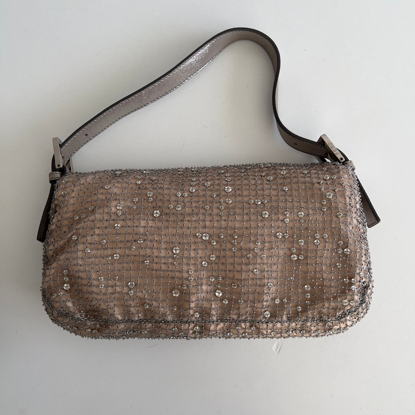Vintage Fendi Beaded Mesh Baguette