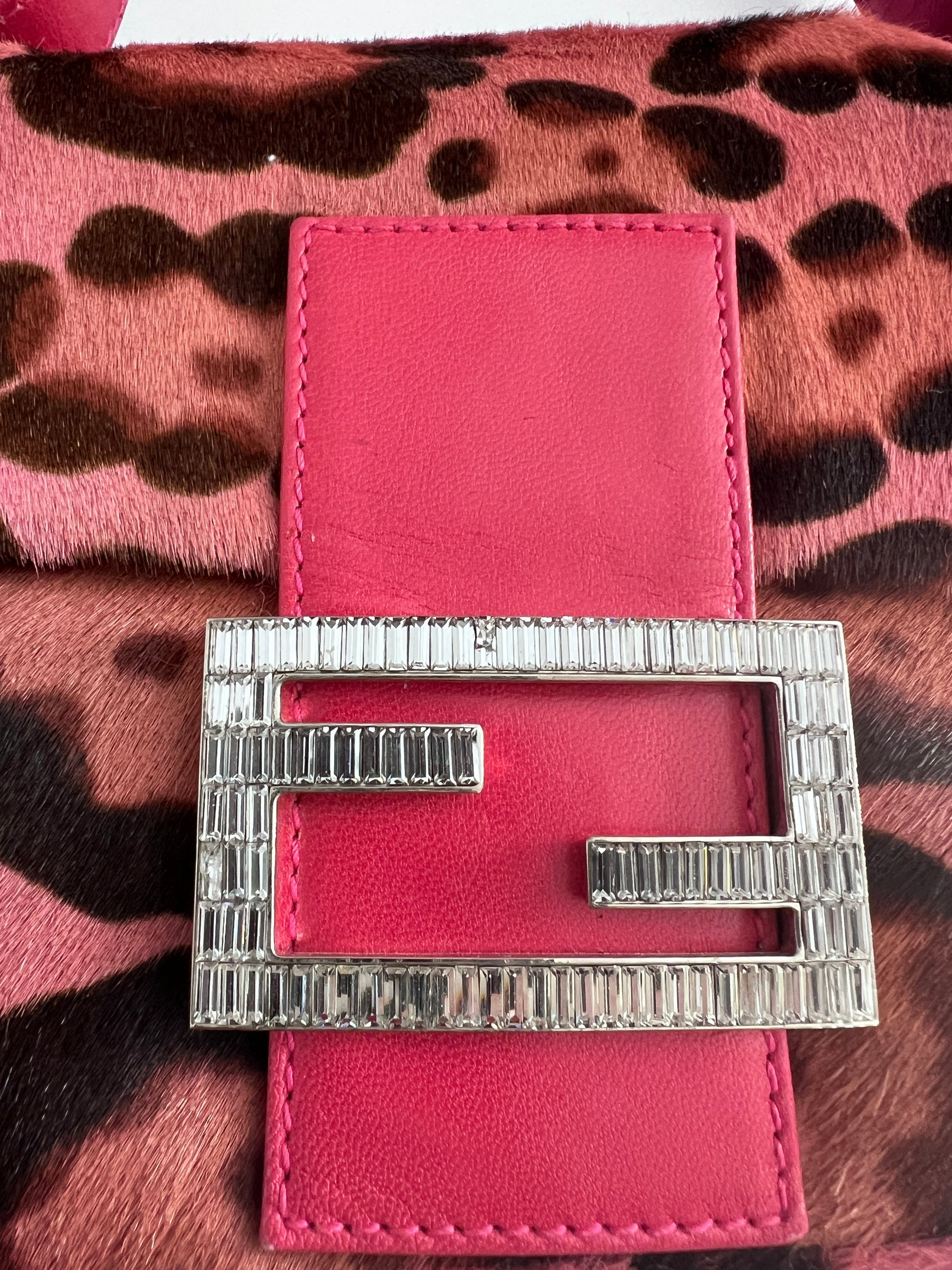 Fendi Cheetah pony hair mini bag
