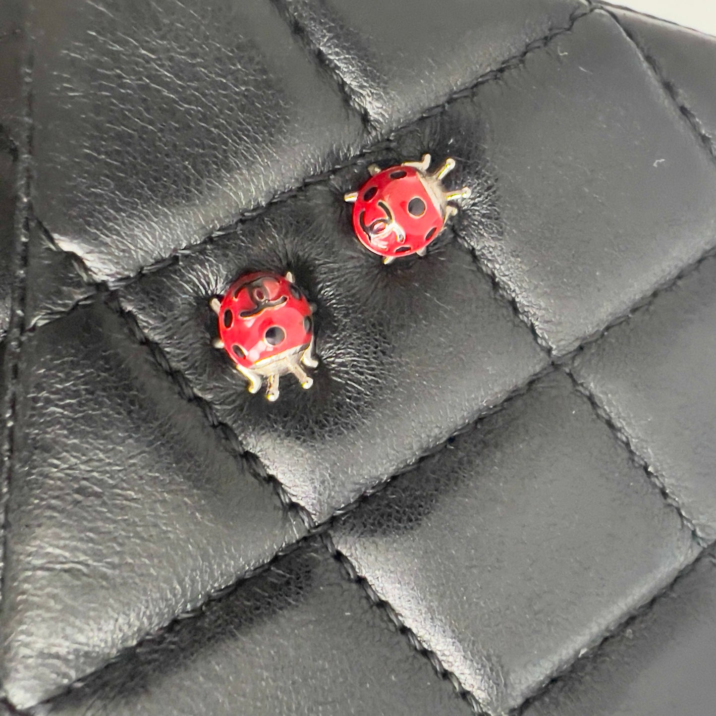 Vintage Chanel Ladybug Flap Bag