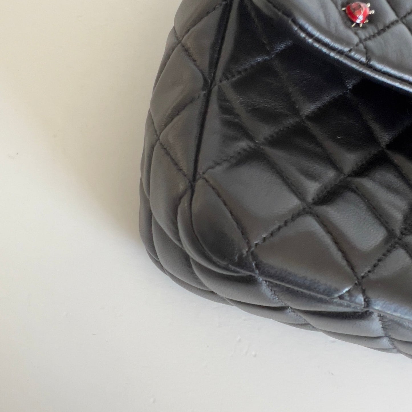 Vintage Chanel Ladybug Flap Bag