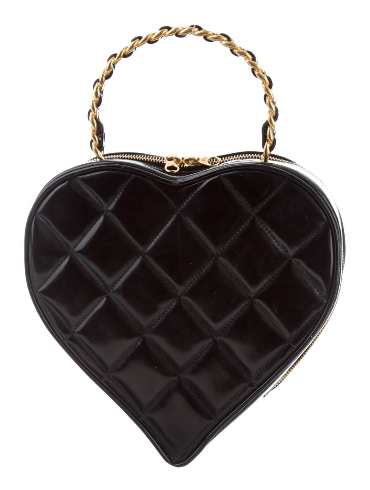 Vintage Chanel Quilted Heart Bag