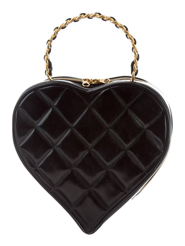 Vintage Chanel Quilted Heart Bag