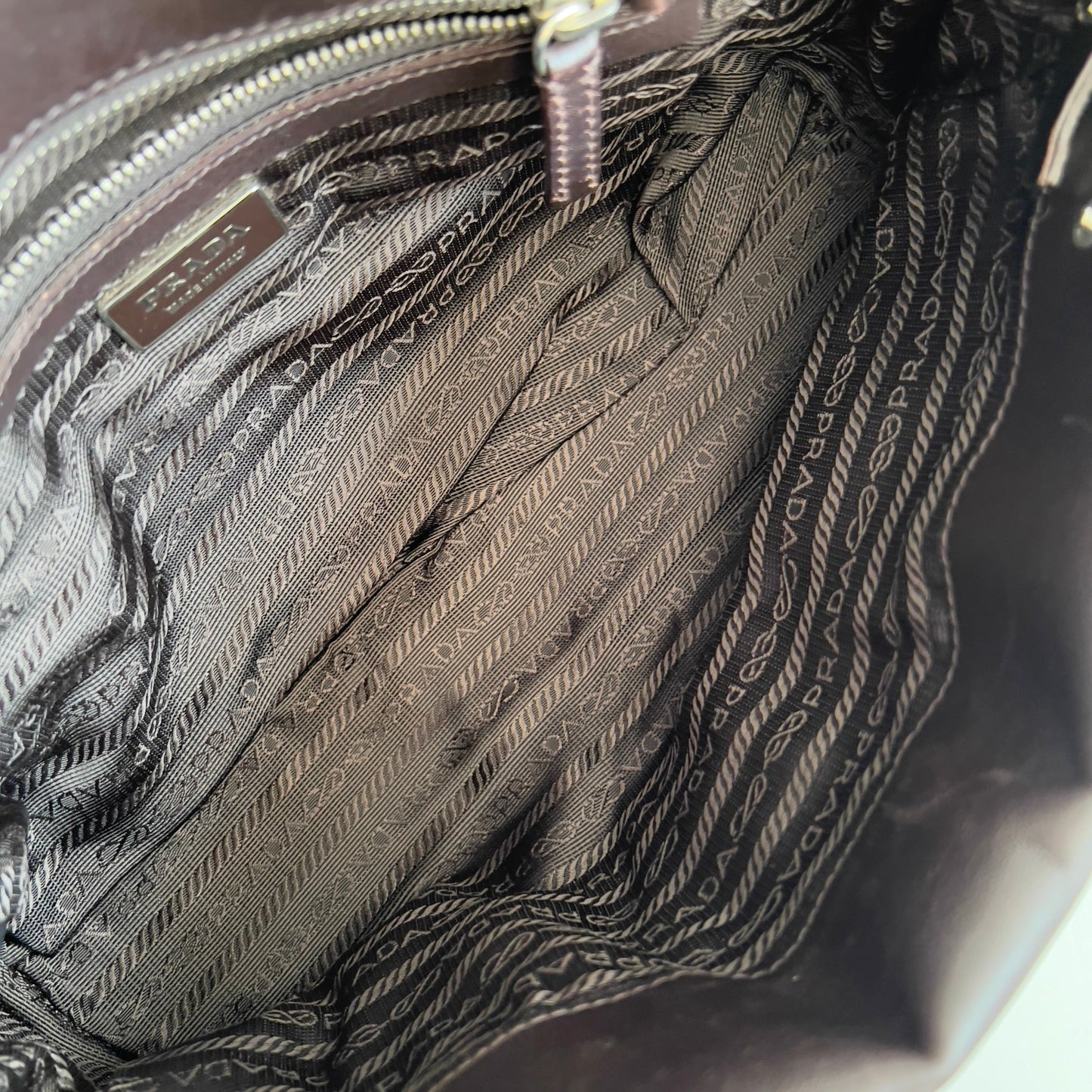 Prada Zebra Print Pony Hair Shoulder Bag