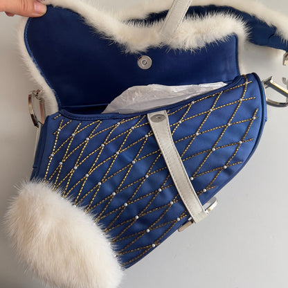 Vintage Dior Russia Saddle Bag