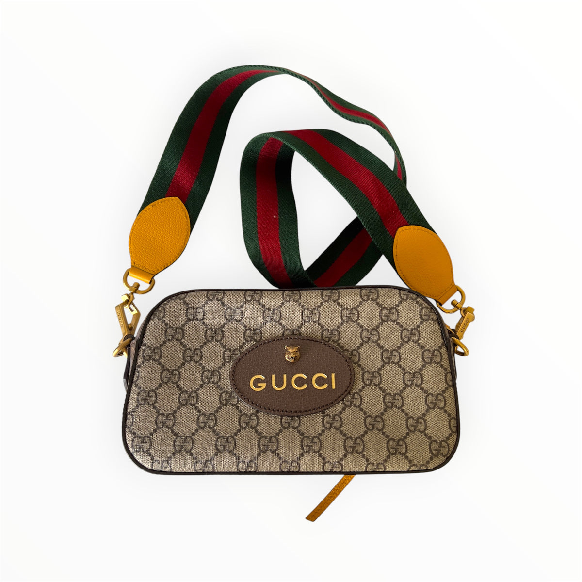 A Gucci Neo Vintage Camera Messenger Bag GG Coated Canvas crossbody bag