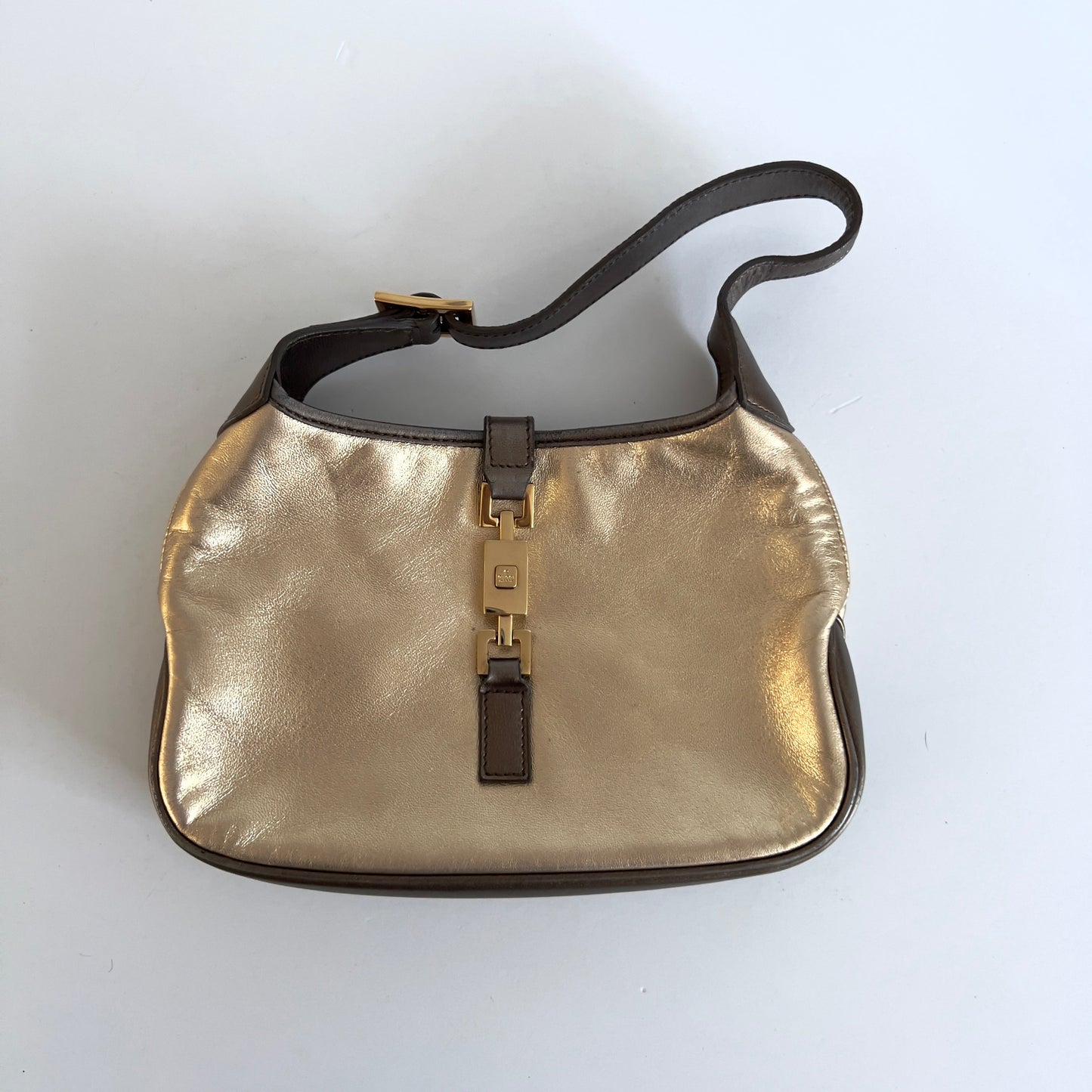 Vintage Gucci Mini Gold Jackie