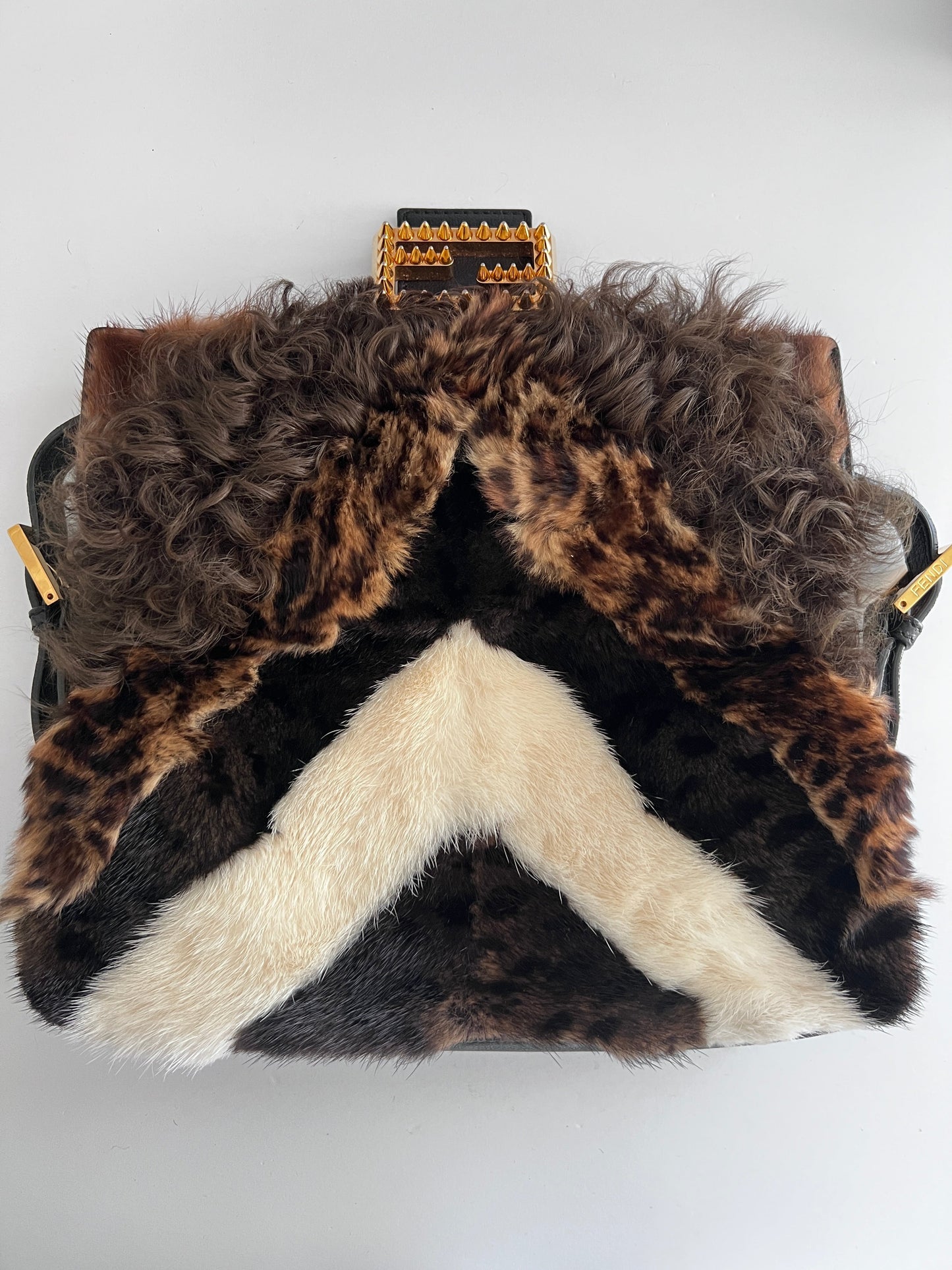 Fendi Byzantine Mink Fur Baguette