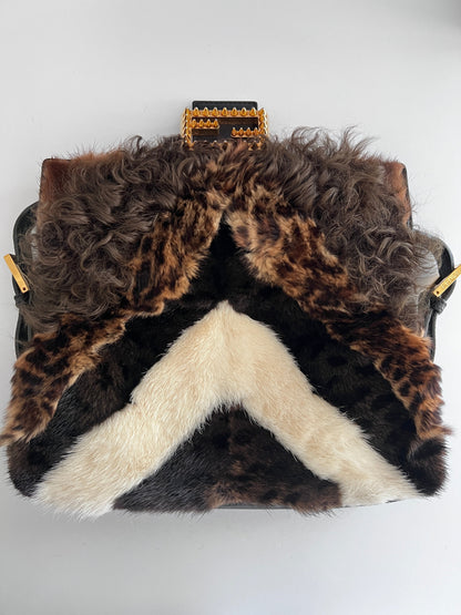Fendi Byzantine Mink Fur Baguette