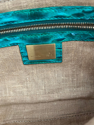 Fendi Jeans print Baguette