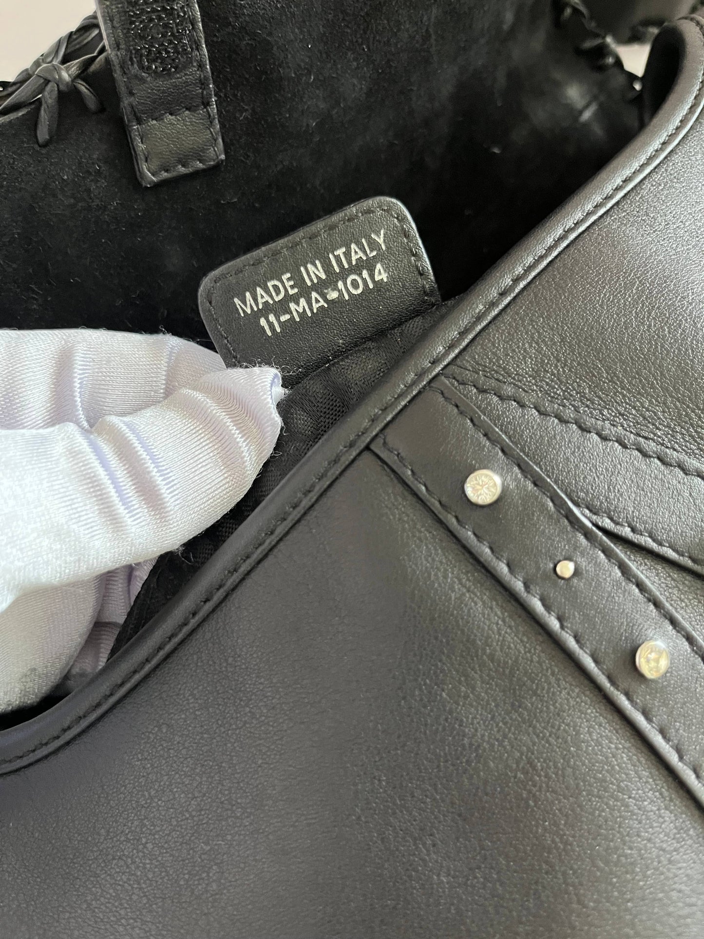 Dior Saddle Vintage love&peace limited edition black leather shoulder bag
