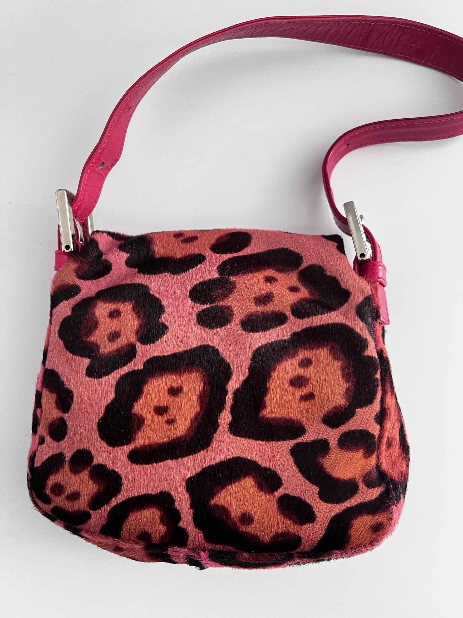 Fendi Cheetah pony hair mini bag
