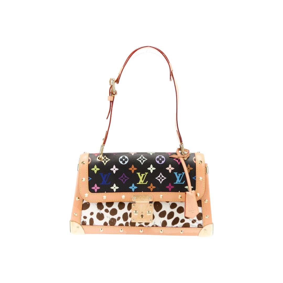Louis Vuitton Dalmatian Pochette Monogram Multicolor Pony Hair