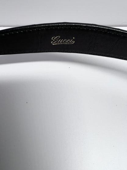 Vintage Gucci mink Crocodile big Jackie bag