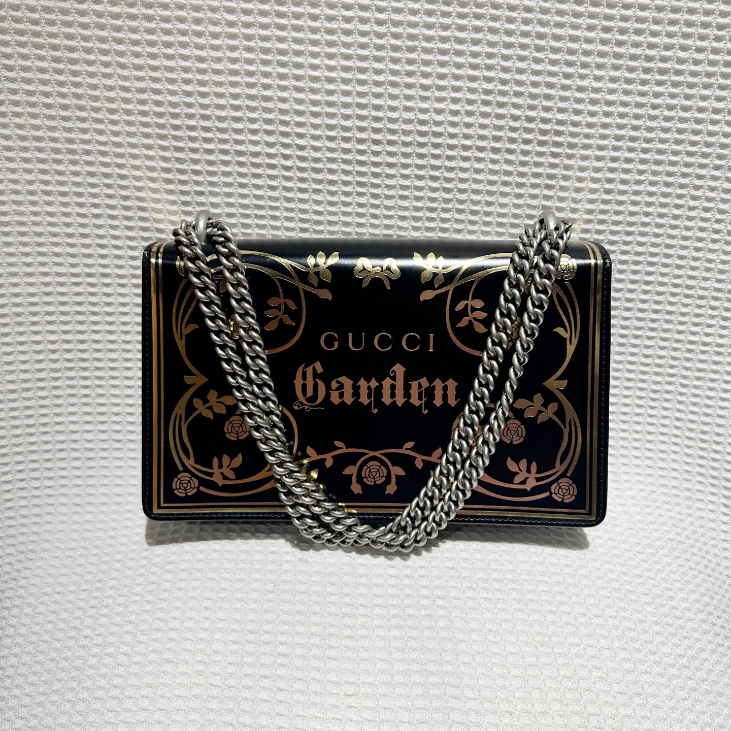 Gucci Black Leather Medium Dionysus Bag Limited Edition