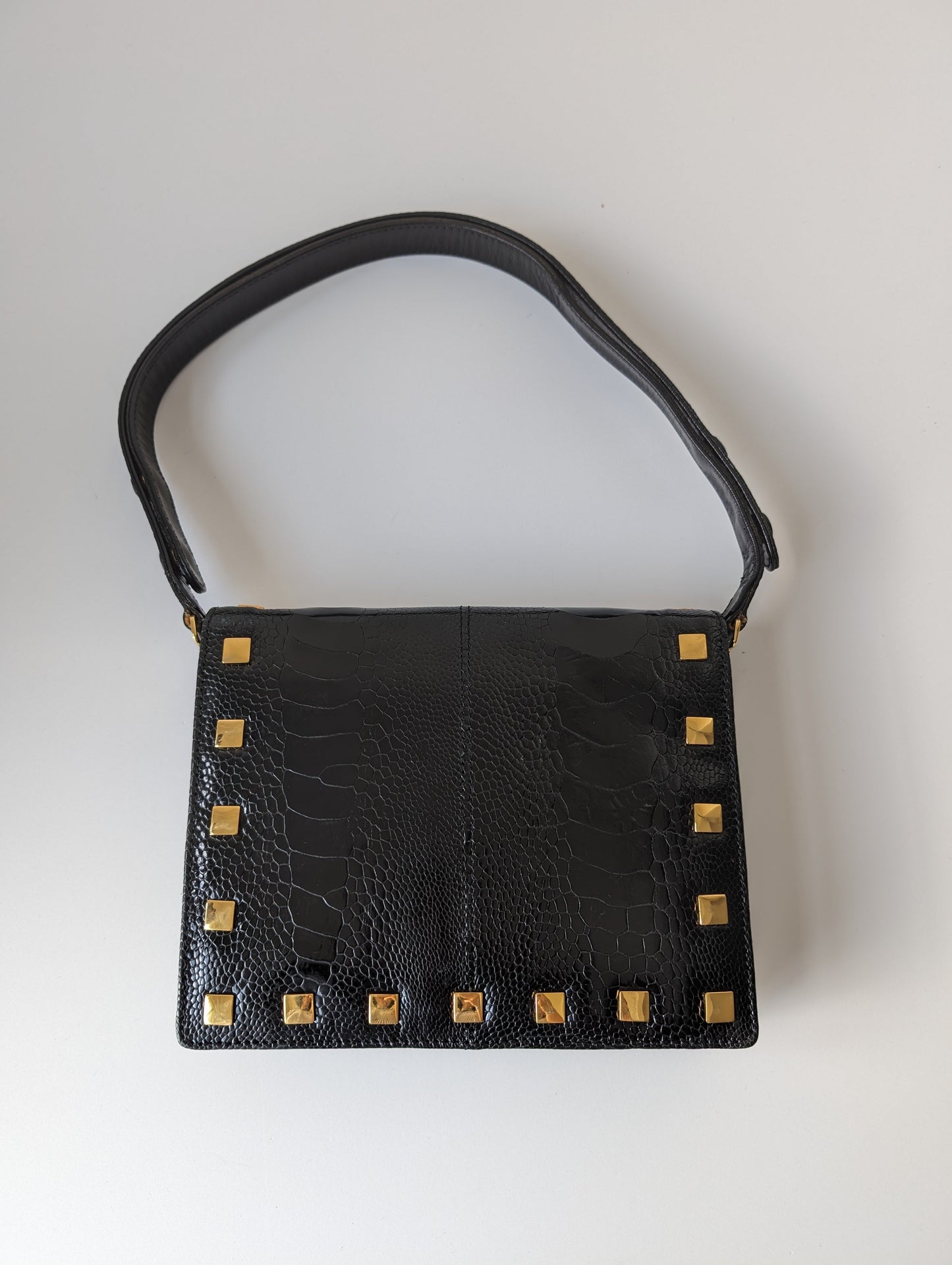 Pre-Owned Fendi Vintage exotic leather two way bag