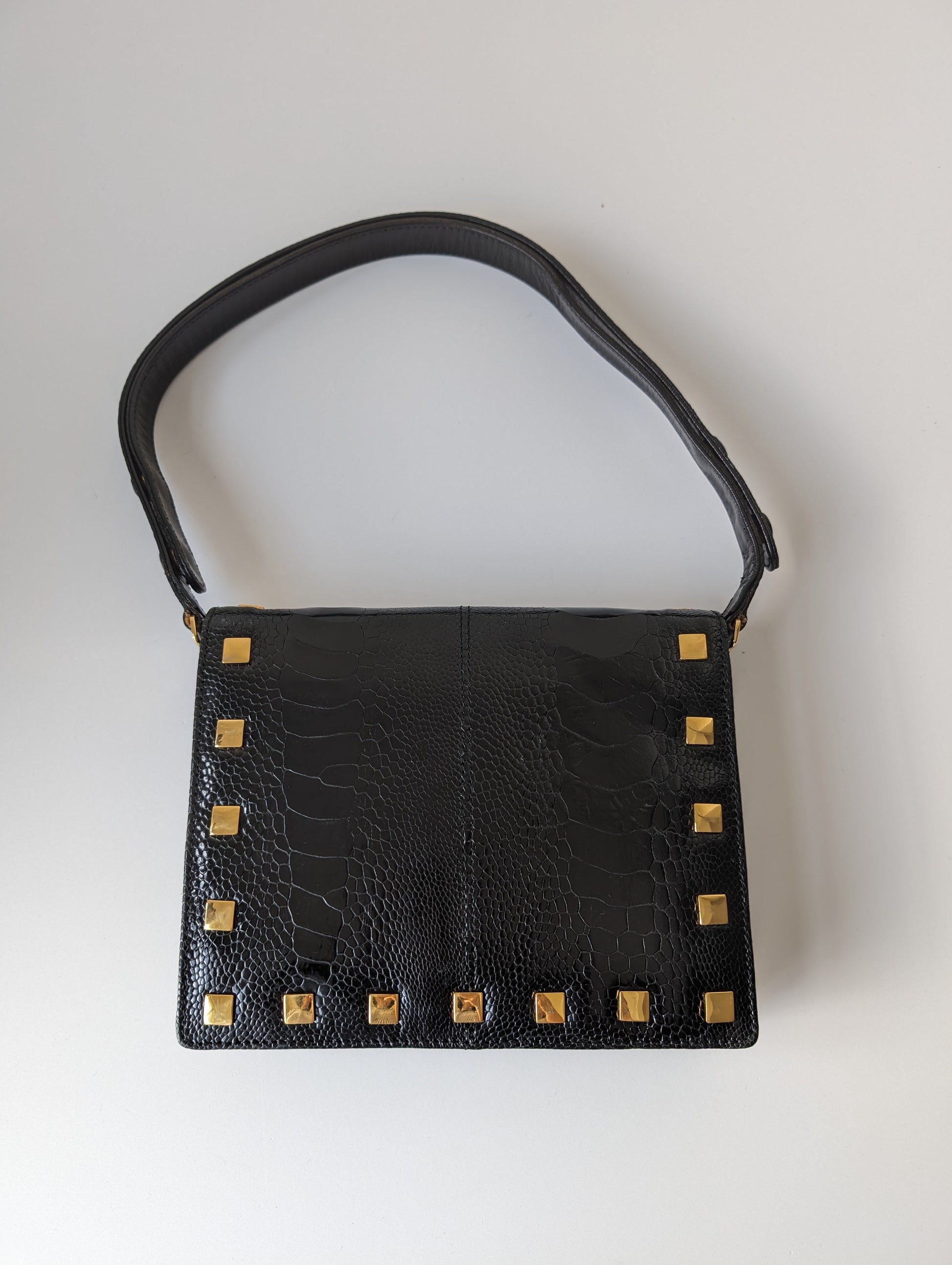 Pre-Owned Fendi Vintage exotic leather two way bag