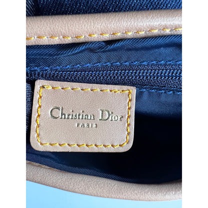 Vintage Dior denim saddle